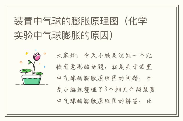 装置中气球的膨胀原理图（化学实验中气球膨胀的原因）